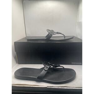 Tory Burch Woman Thong sandal Black Size 8